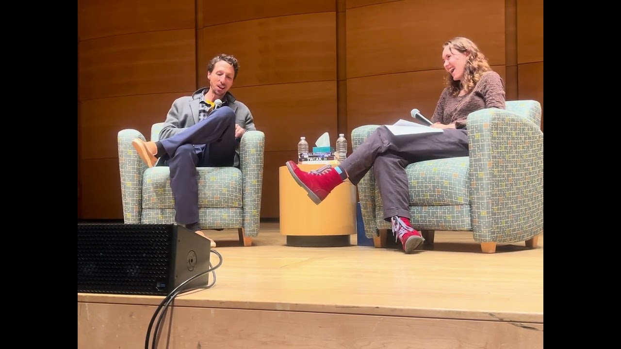 Nic Sheff of Beautiful Boy discussing addiction and recovery at Tufts University
