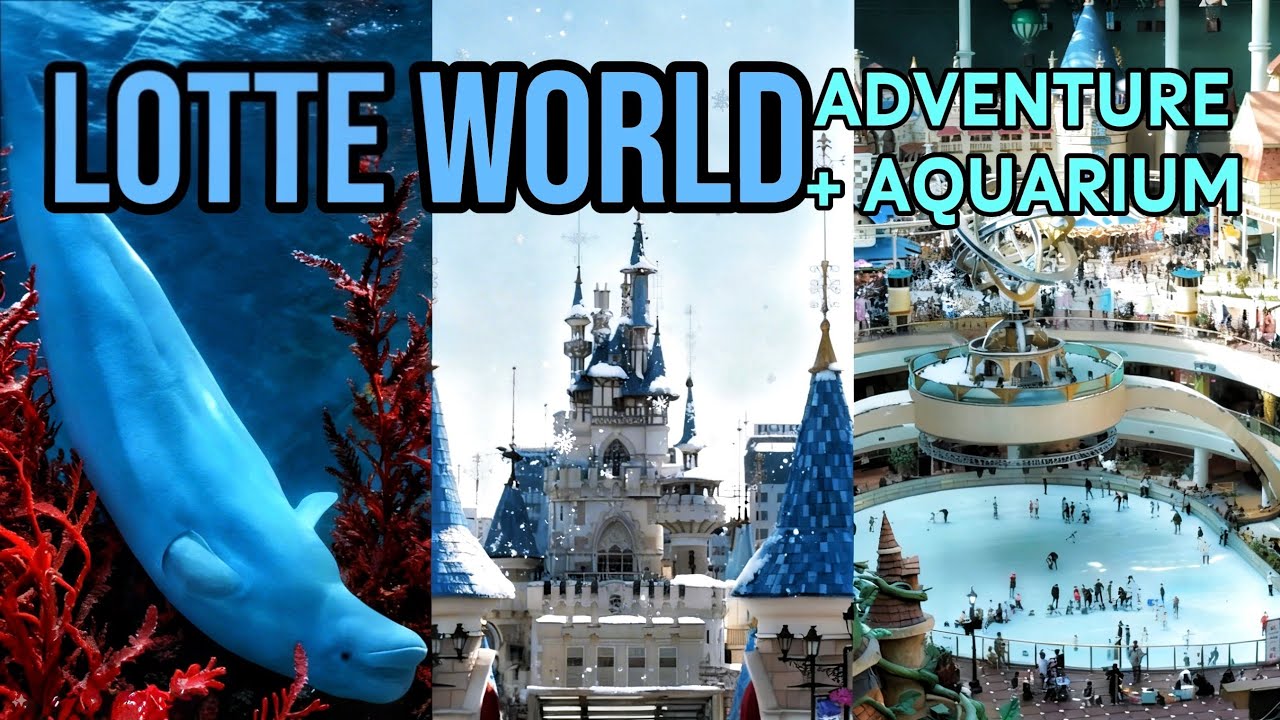 A DAY AT LOTTE WORLD ADVENTURE + AQUARIUM! 🎢🇰🇷 | Seoul Vlog #LotteWorld #PinoyInKorea #Seoul2026