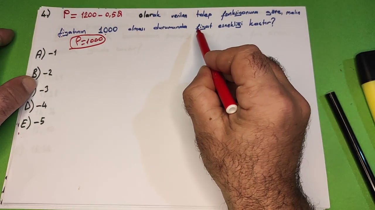 AÖF MATEMATİKSEL İKTİSAT 2023 DÖNEM SONU ( 1. DENEME SINAVI ) 1. KISIM
