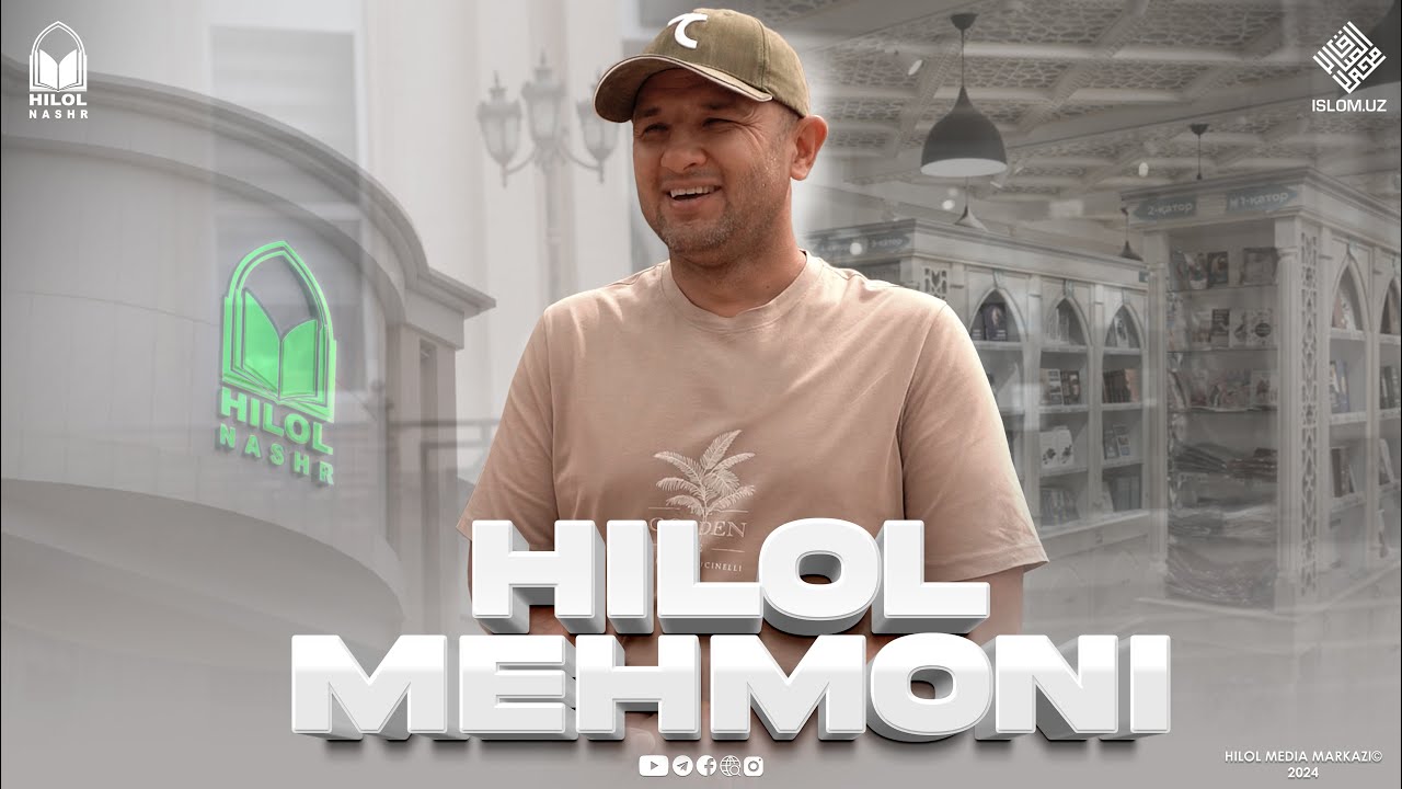 Abdurahmon Fozilov «Hilol Nashr» mehmoni