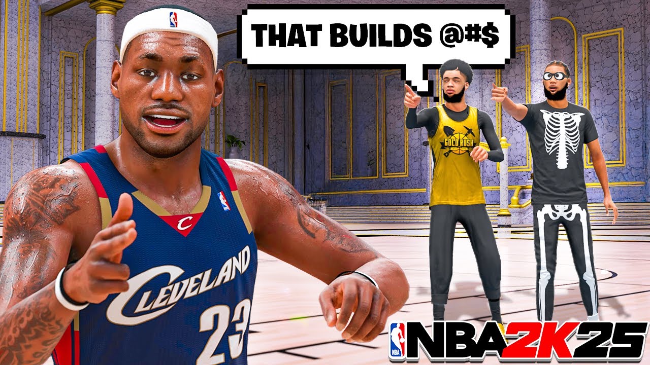 *PRIME* LEBRON JAMES BUILD has COMP STAGE PLAYERS CRYING on NBA 2K25