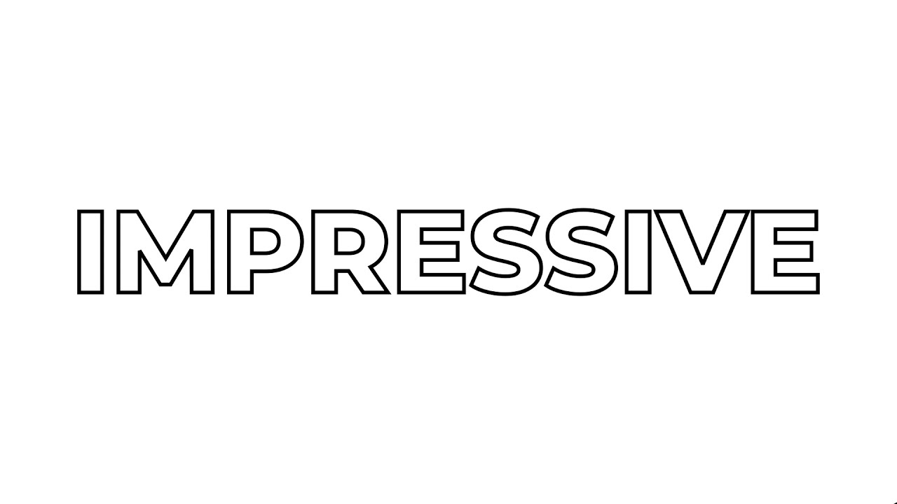 I WENT WAY TOO FAST. Kinetic Typography Intro - Dont Blink -