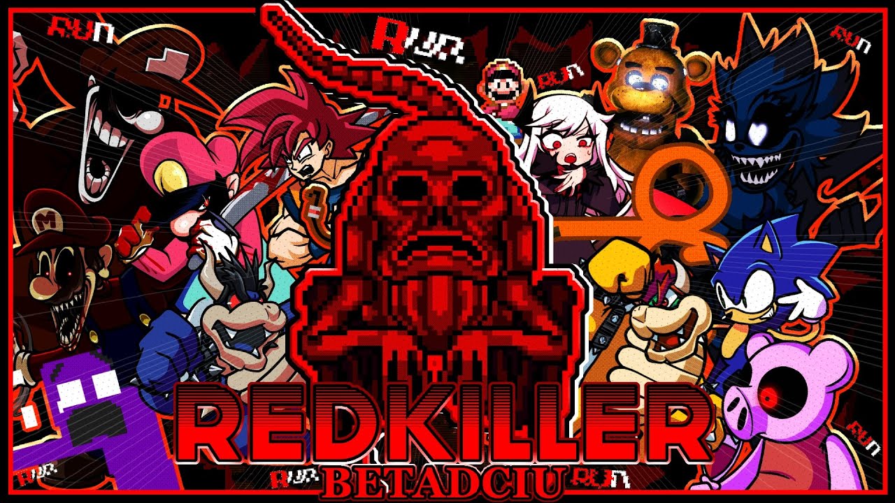 [FNF] - MoM | Redkiller but every character is sings it | REDKILLER BETADCIU