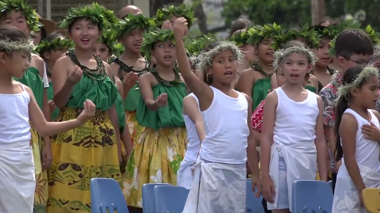 Wai`alae Elementary Public Charter School - May Day Celebration