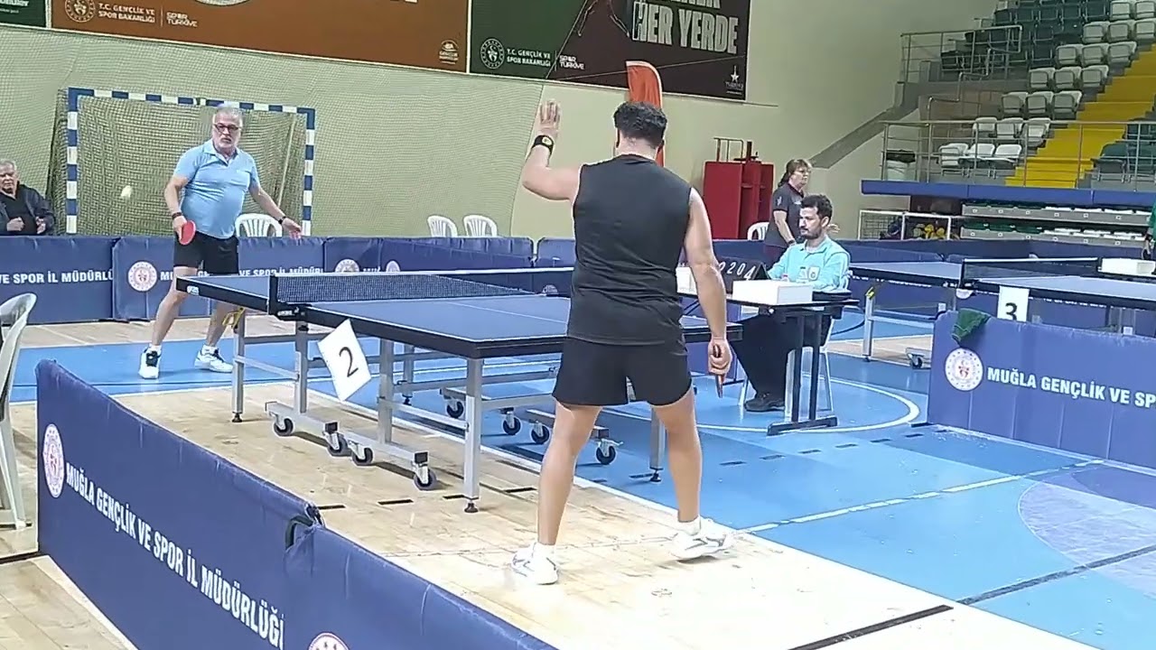 Muğla Masa Tenisi Takım Ligi Muharrem Kılıç 3 - Deniz Dinçer 0 
