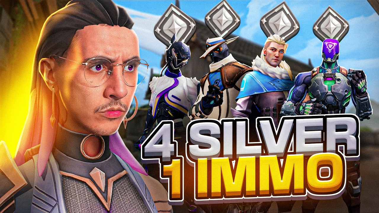 1 IMMORTAL + 4 SILVERS : Le pire élo pour carry ?
