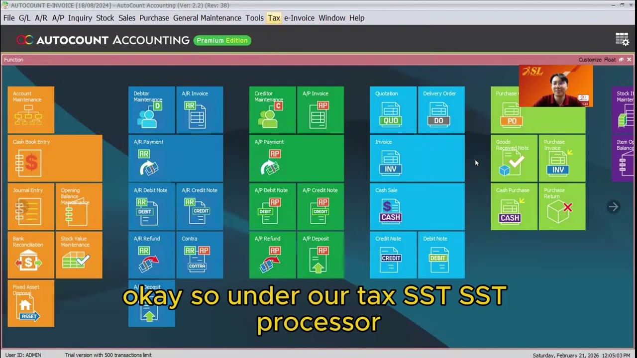 AutoCount Rental Service Tax Setup | How to Handle Rental SST in AutoCount