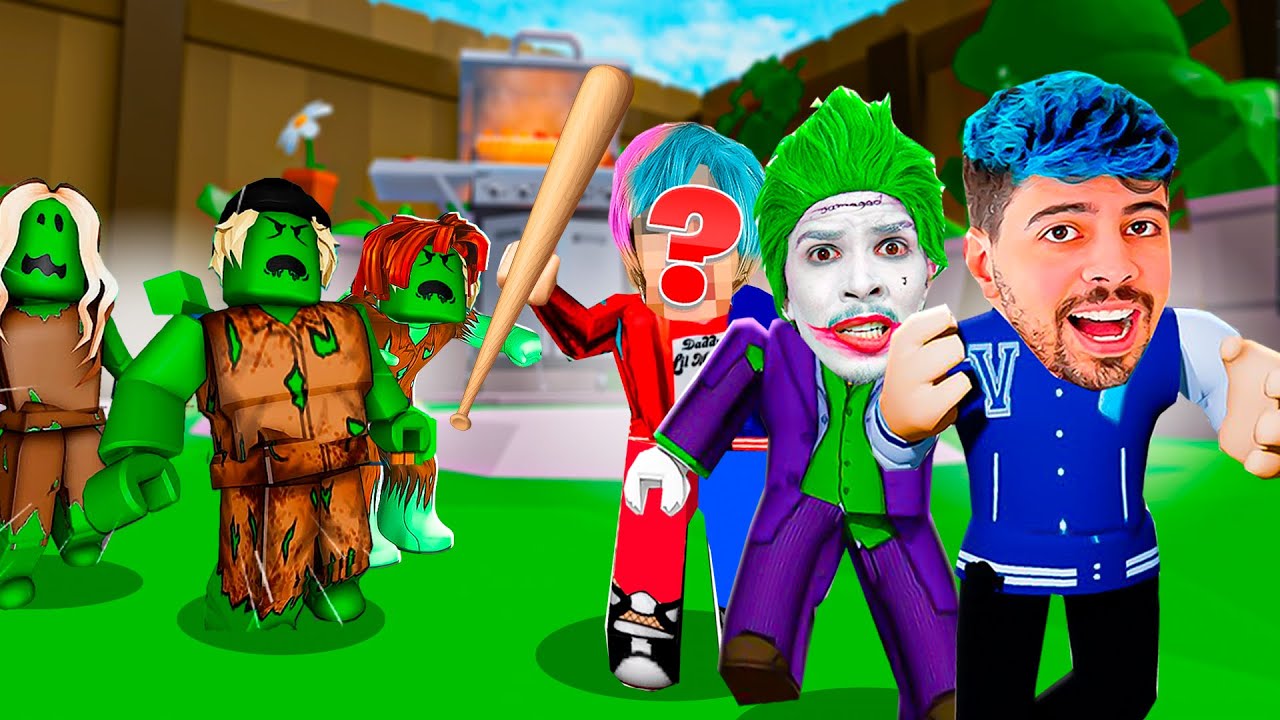 DISPUTEI UM MEGA ESCONDE ESCONDE DE ZUMBI,GELO E LADRÃO COM OS VILÕES NO ROBLOX!! Mega Hide and SeEK