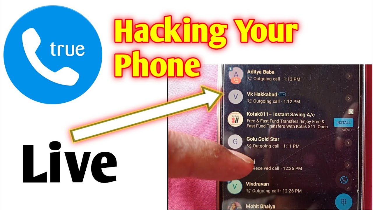 Truecaller: Взлом вашего телефона: демонстрация в реальном времени || Посмотрите, как взламывают ...