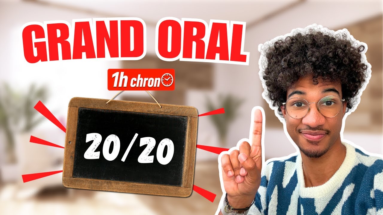 1H pour construire un Grand Oral de A à Z