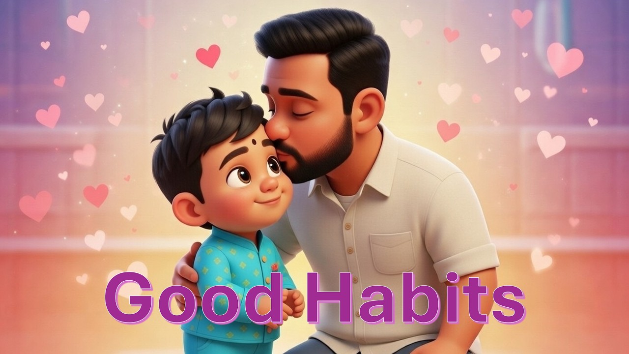Good Habits Nursery Rhymes for Kids 👶 | Ashwanth Yes Papa | English Kids Songs #happy #kids