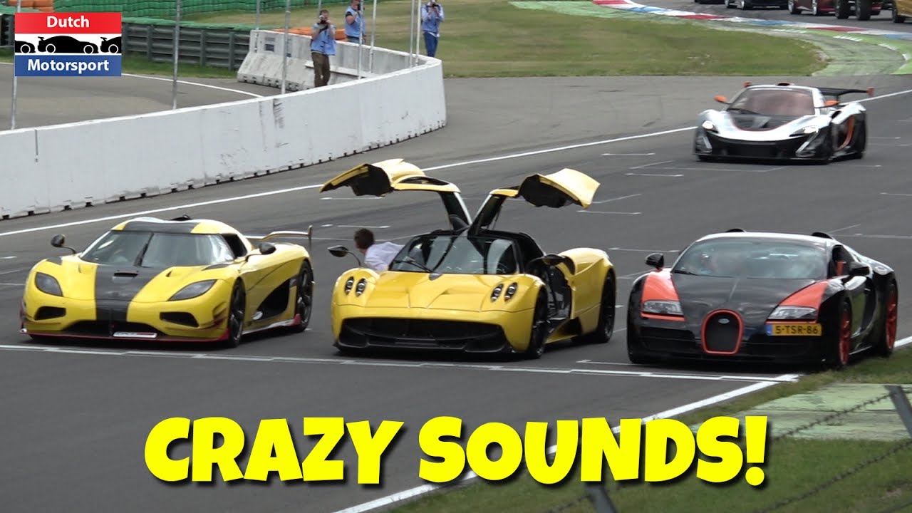 Koenigsegg Agera RS ML, McLaren P1 GTR, 2x LaFerrari, 2x Veyron at SUPERCAR SUNDAY 2017!