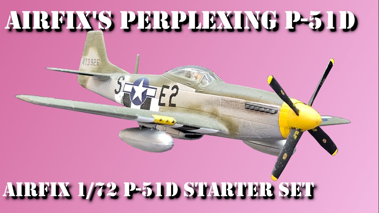 Who is it designed for? The Confusing but enjoyable Airfix P-51D Mustang Starter Set.