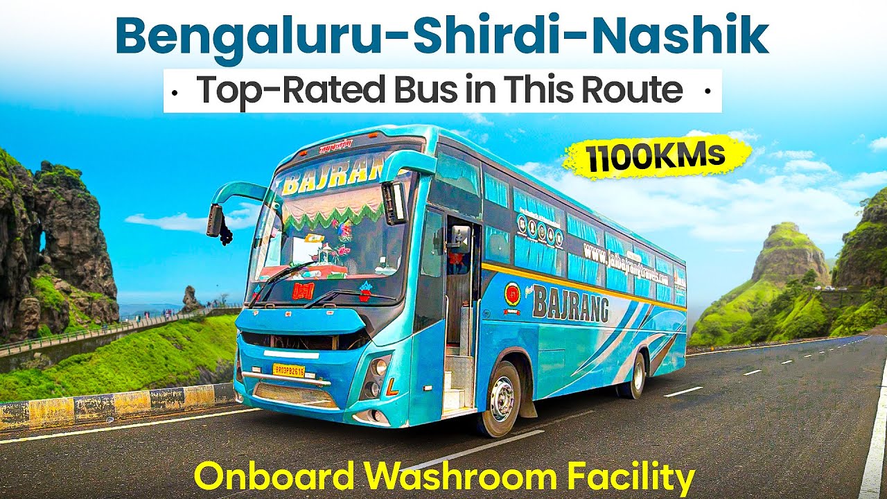 Bengaluru To Nashik In New Luxurious Sleeper Bus With Onboard Washroom Facility 