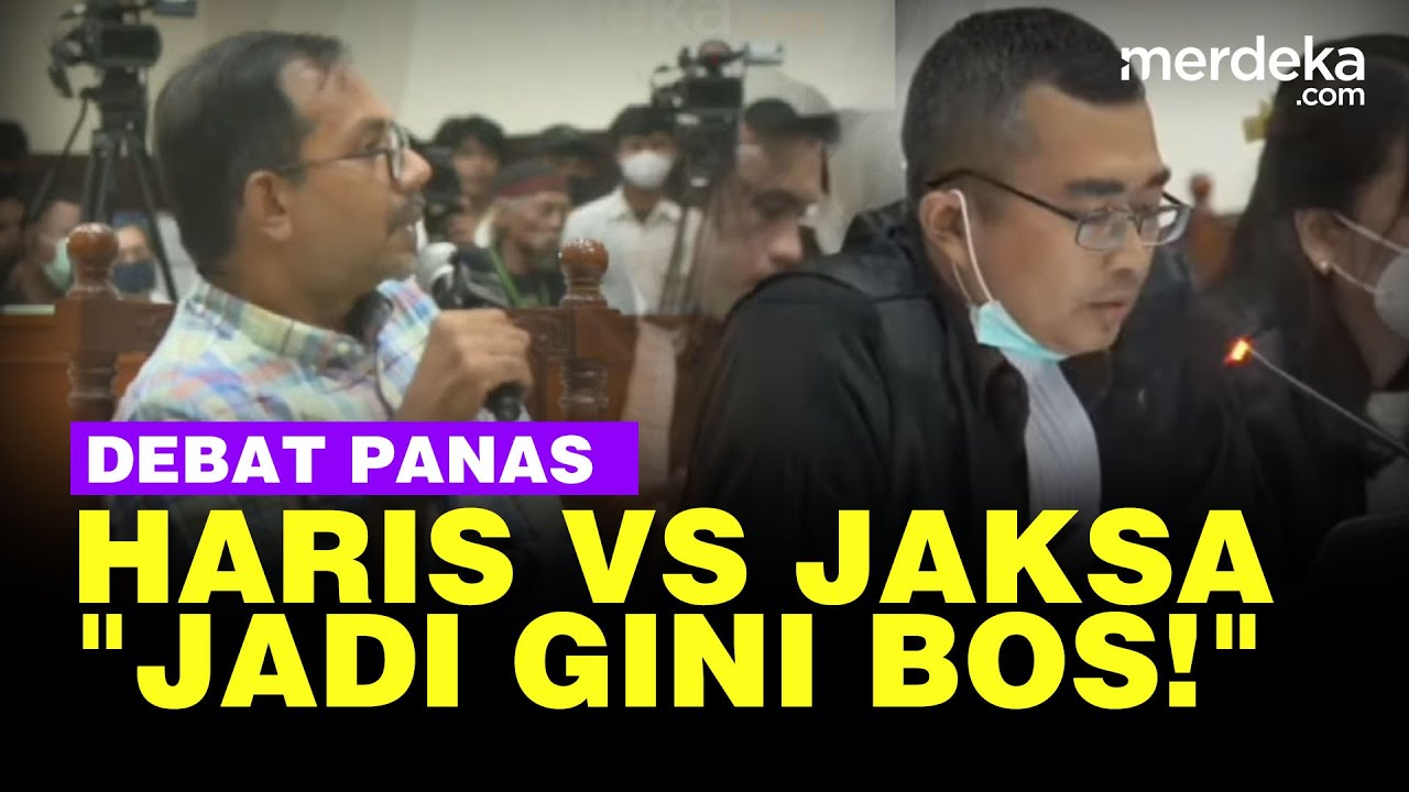 Detik-Detik Debat Panas! Haris Azhar Vs Jaksa Soal Hak Asasi