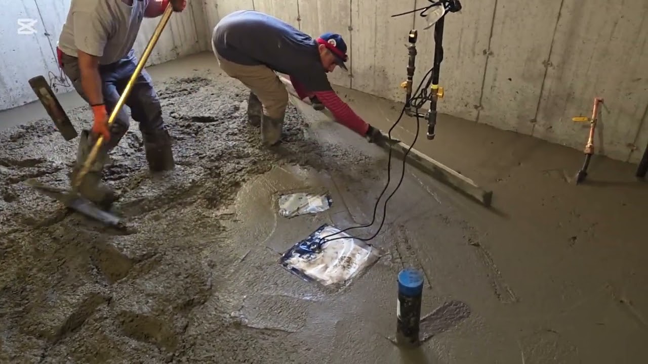 Transforming Spaces: Pouring and Finishing a Concrete Basement Floor
