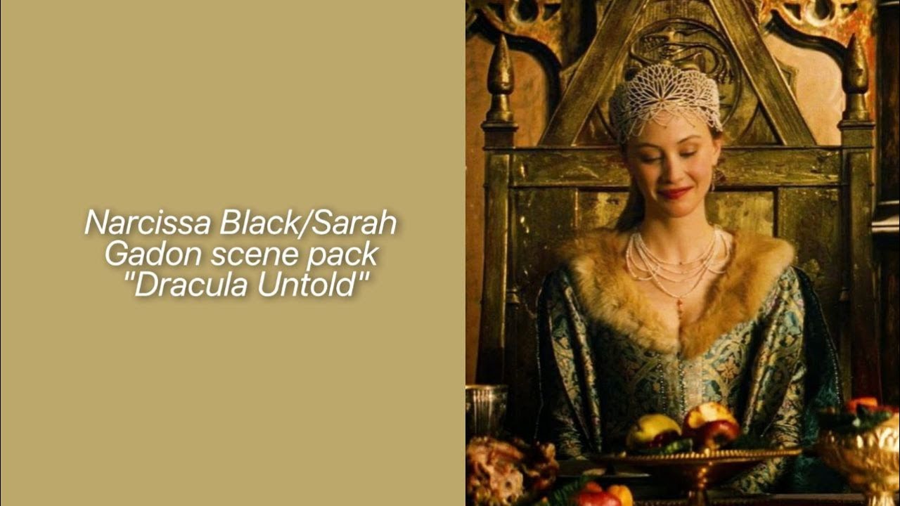 Narcissa Malfoy(Black)/Sarah Gadon scene pack (Dracula Untold)