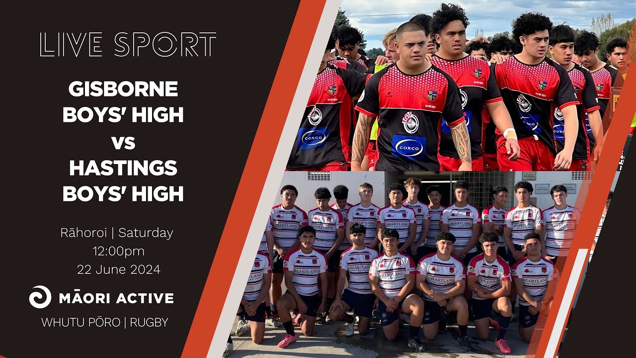 Super 8 Rugby First XV 2024 | Gisborne Boys' High v Hastings Boys' High