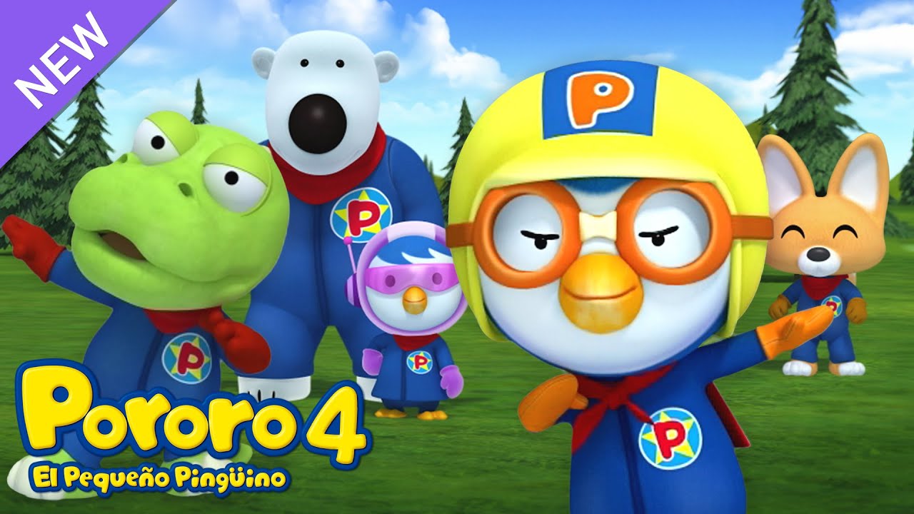 Pororo La Serie 4 | #17 Nuestra propia historia de superhéroes | S4 EP 17 | Pororo en Español