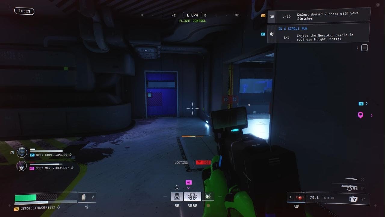 Marathon outpost run