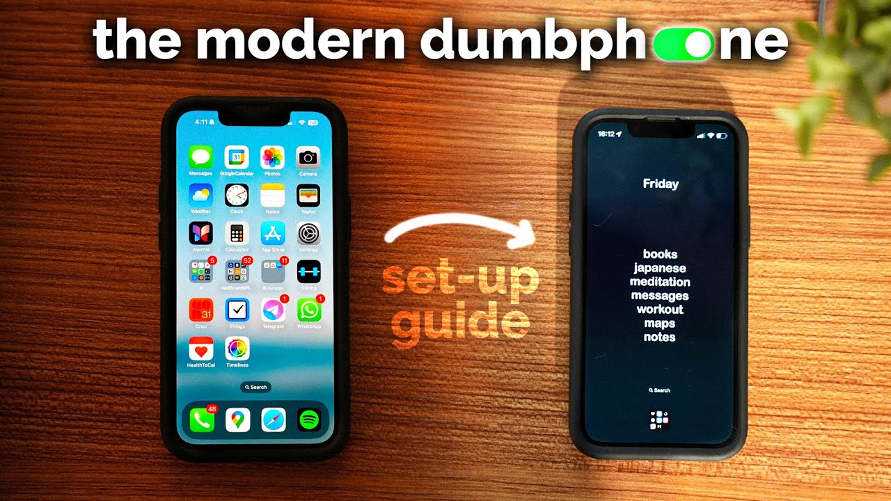 How to make your smartphone into a dumb phone - (Modern Dumbphone)