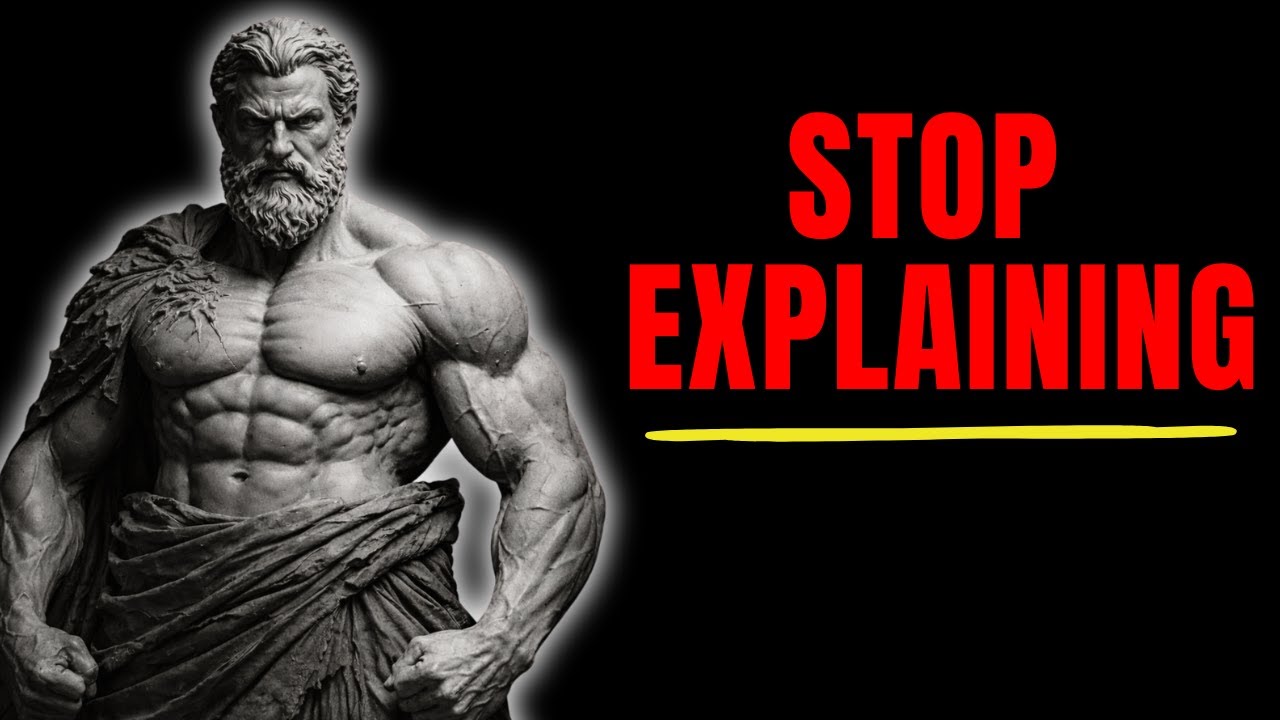 Stop chasing Stop explaining why silent strength makes you unbreakable stoic wisdom