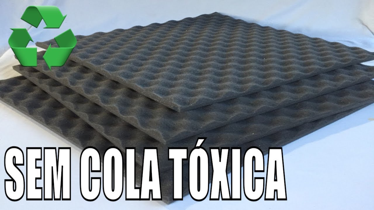 COLOCANDO ESPUMA ACÚSTICA E MELHORANDO O ÁUDIO PARA GRAVAÇÃO DE VÍDEOS PARA O YOUTUBE !!!