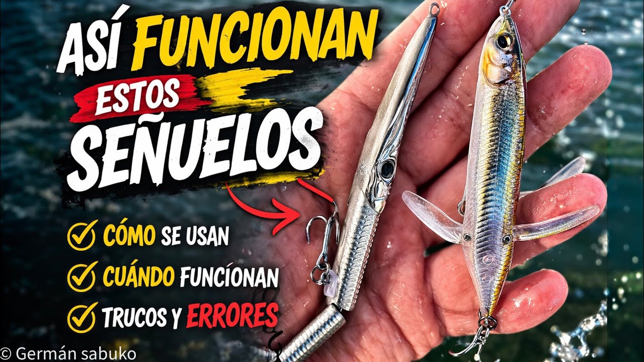 La explicación de los señuelos que usé en el vídeo anterior.