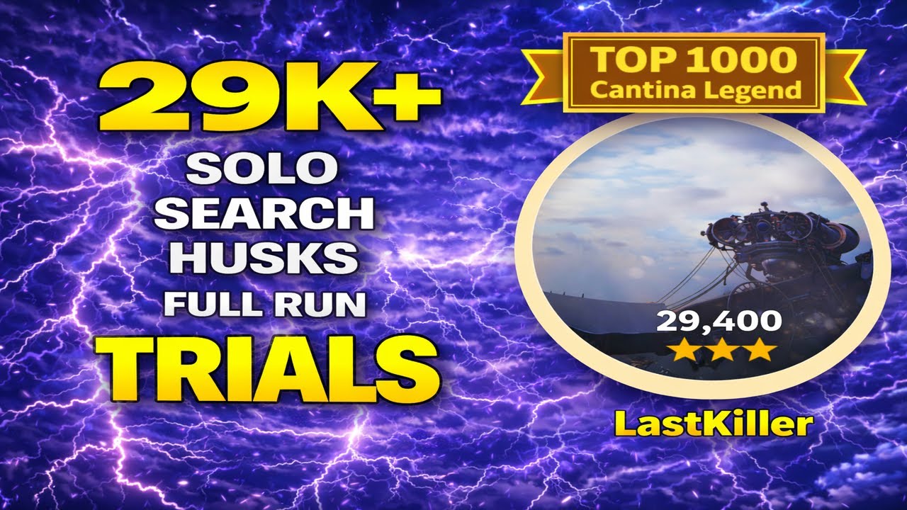 Solo Search First Wave Husks (DAM)– TOP 1000 Cantina Legend (EASY 29K+) | ARC Raiders Full Run