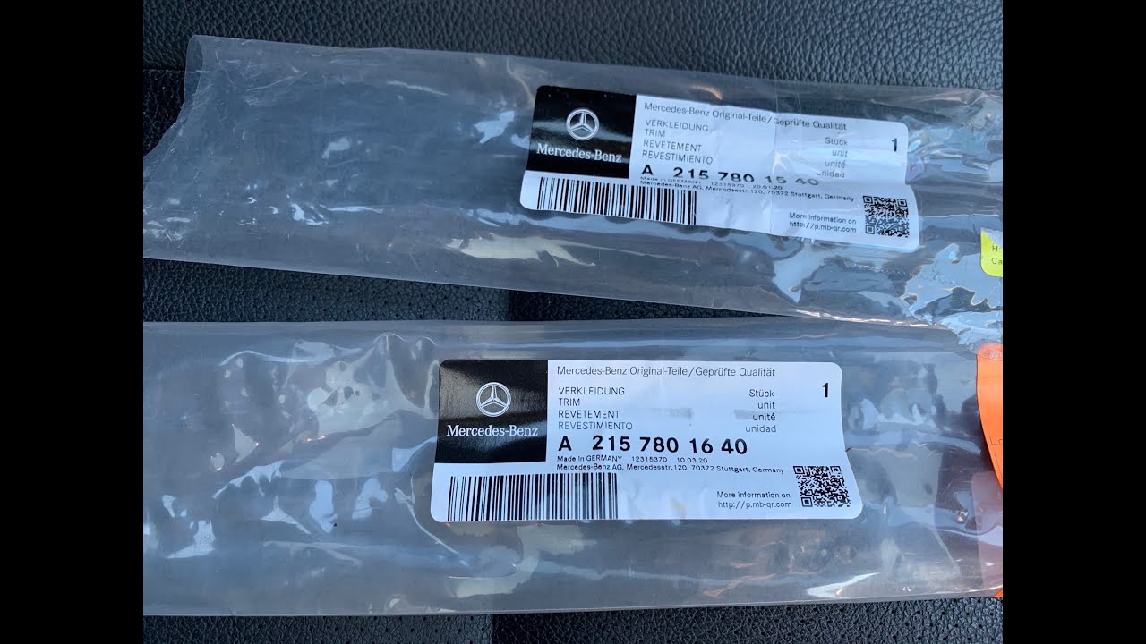 Changing sunroof rubber bellows on W203 2006 C-Class C180 Kompressor
