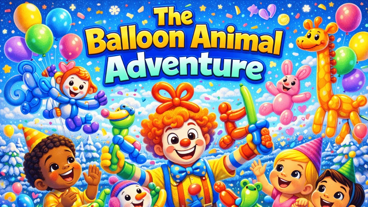 The Balloon Animal Adventure | Animated Read Aloud Story for Kid's in English
