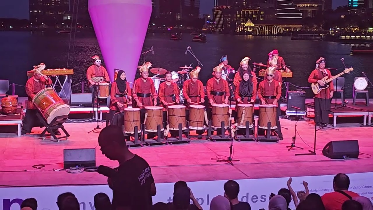 Pesta Raya 24 Nadi Singapura Drumming Song performance 4K