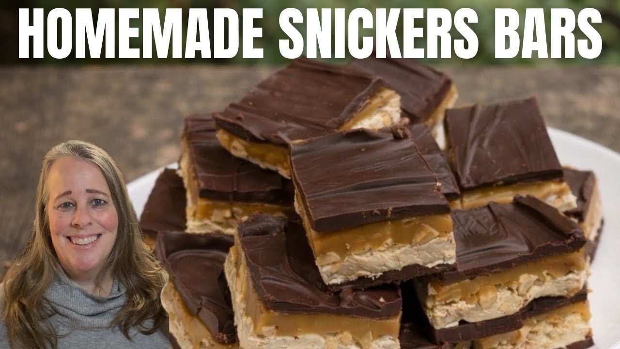 Homemade Snickers Bars