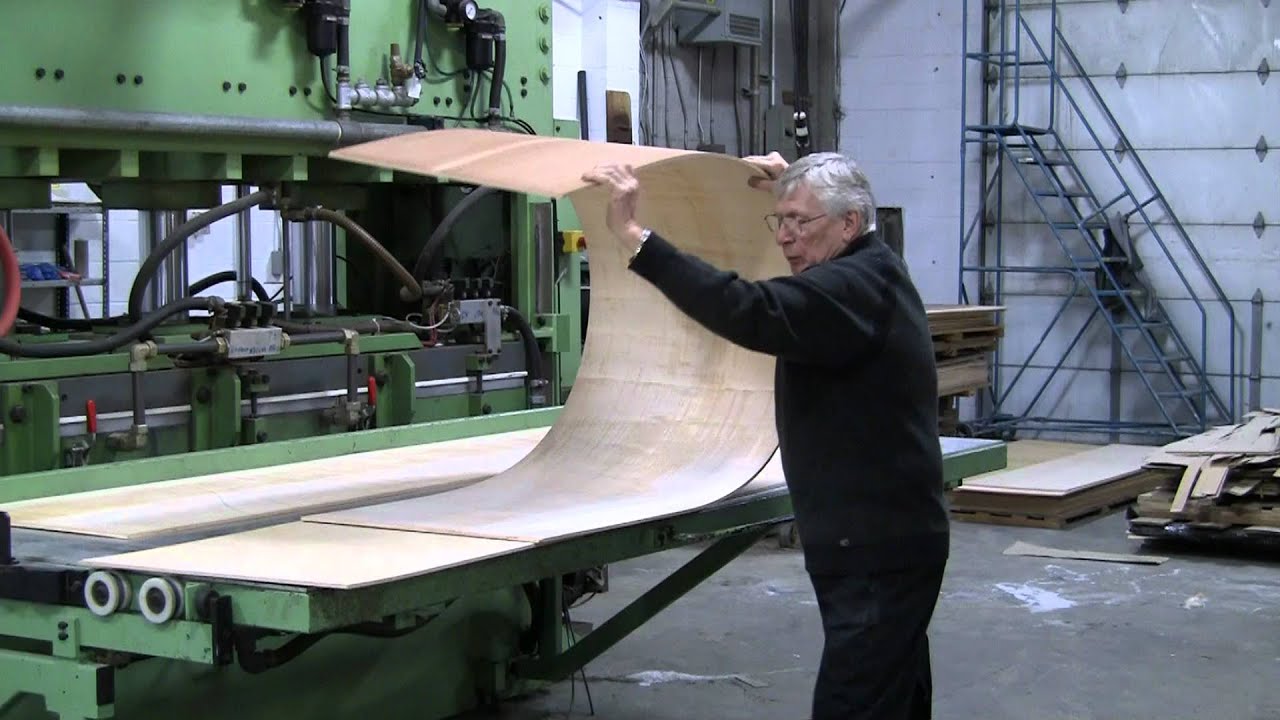 Bending Plywood using Patented Bend-A-Ply Method