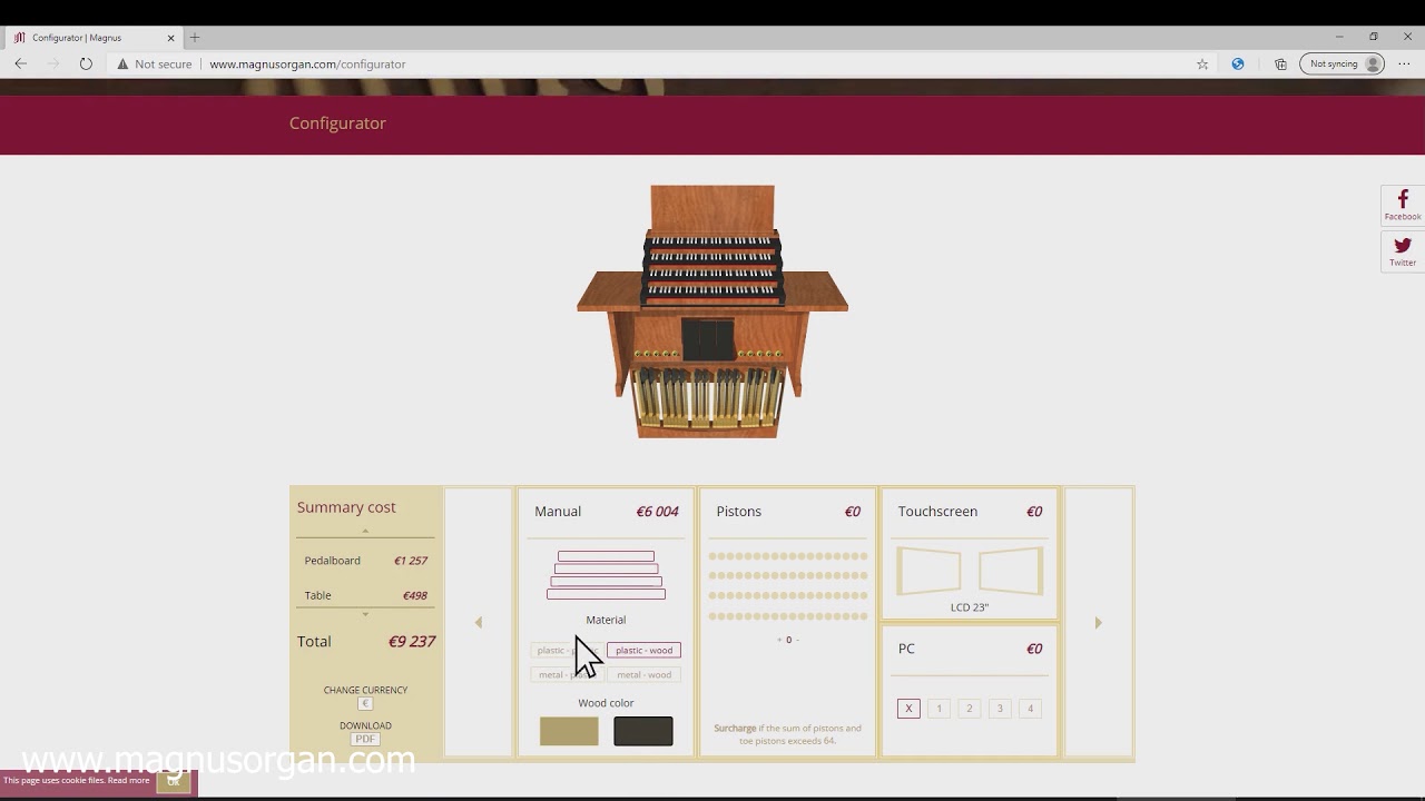 Magnus Principal Online Configurator guide