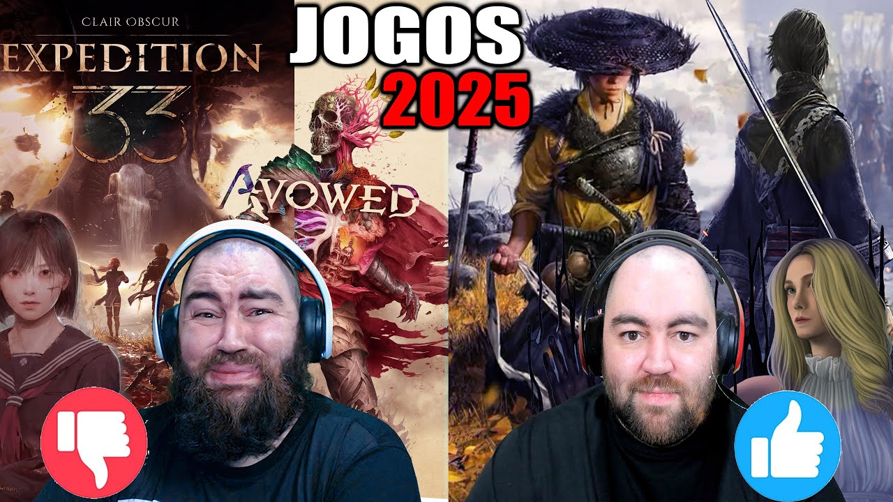 OS MELHORES E OS PIORES JOGOS DE 2025