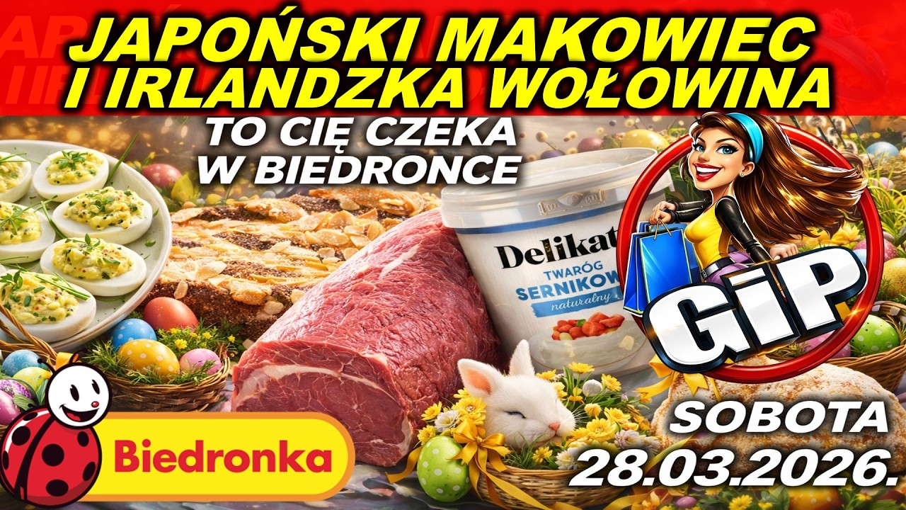 BIEDRONKA | Co kupić w Biedronce na święta? | Opłacalne zakupy w sobotę 28.03.2026.