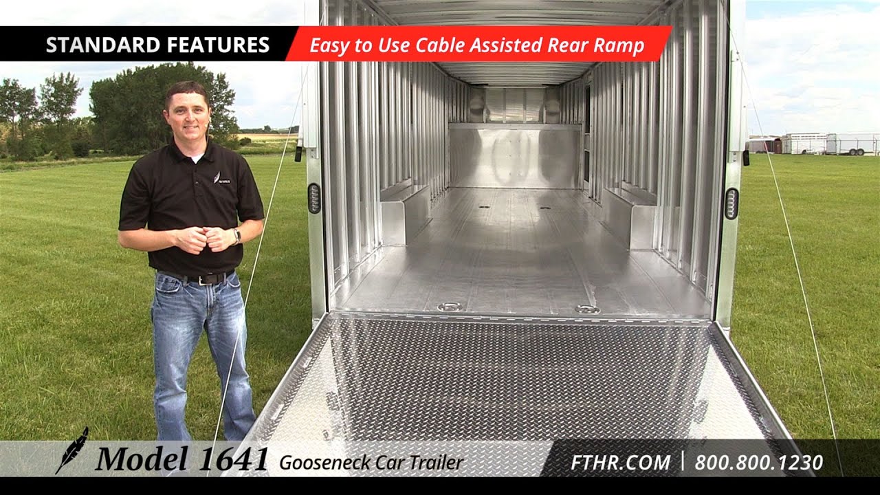 Awesome Car Trailer - Tour the Featherlite Model 1641