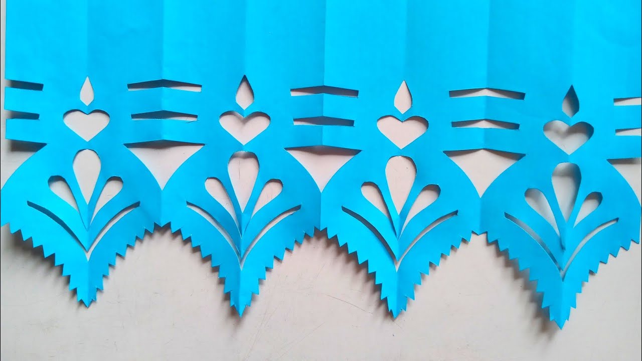 With Paper Diwali Decoration || Best Paper Cutting for Diwali 2024 || Paper Design