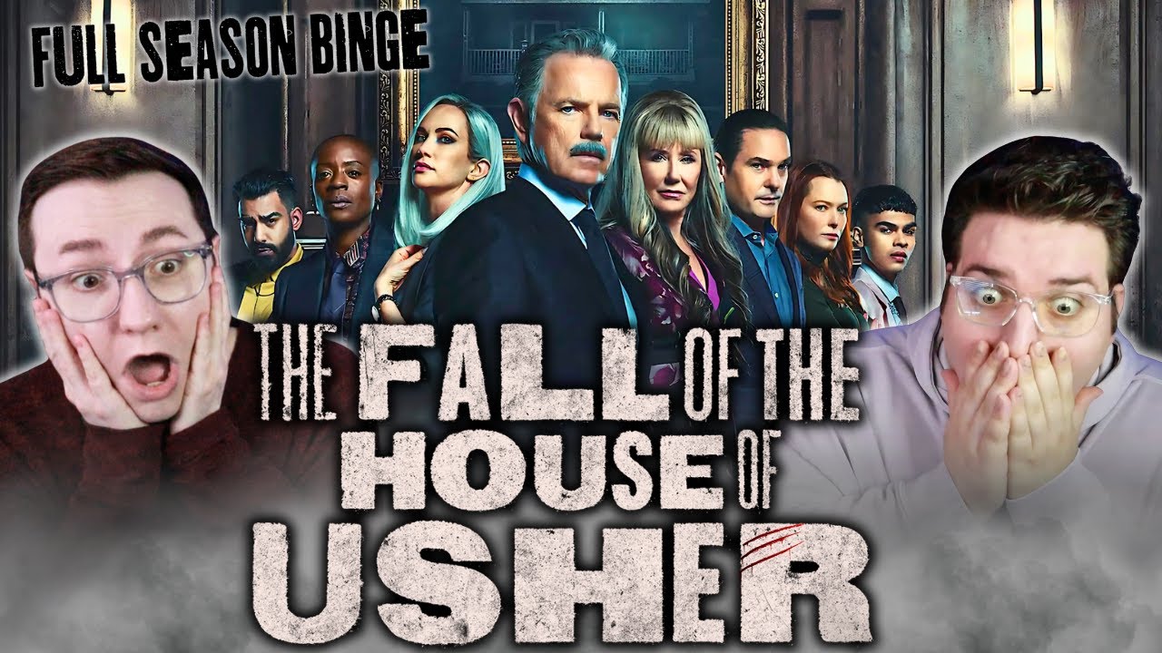 WE BINGED THE FALL OF THE HOUSE OF USHER! *REACTION* FIRST TIME WATCHING!