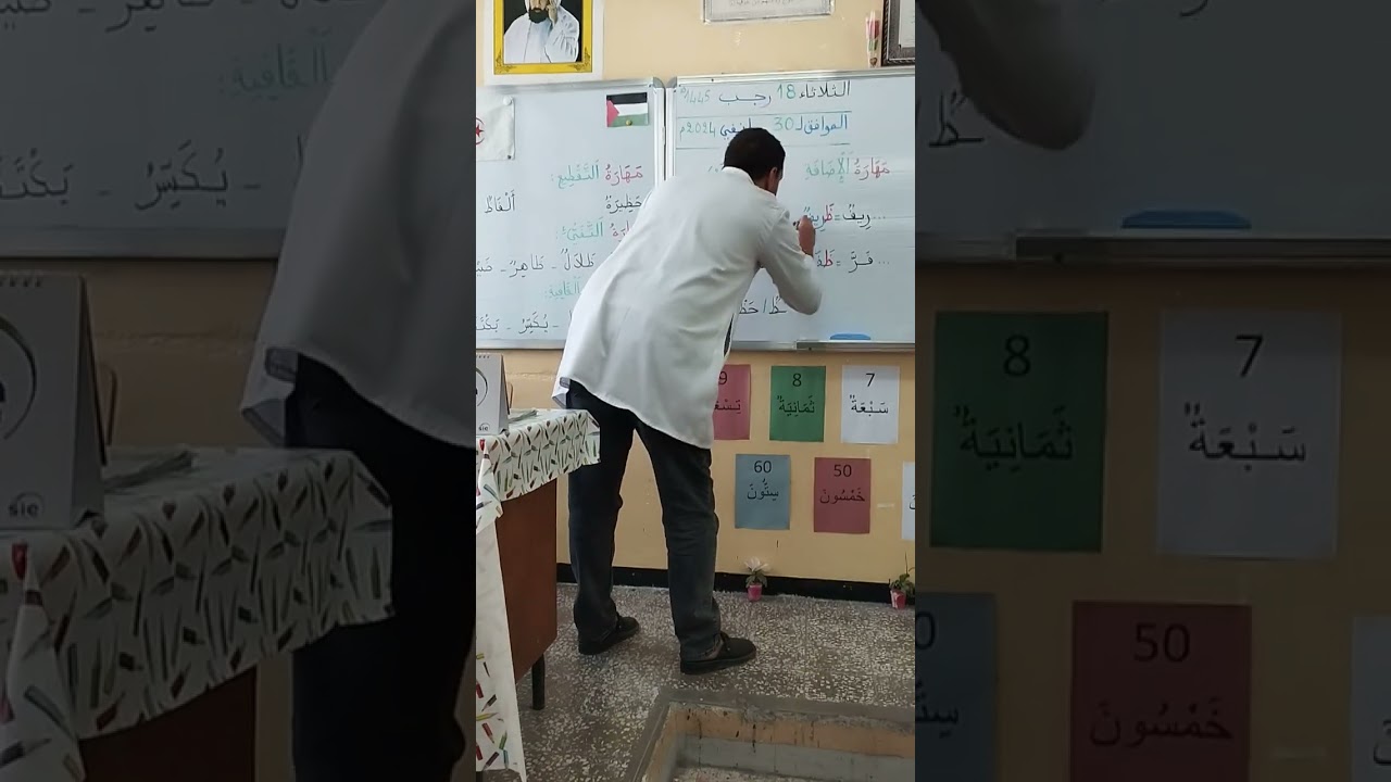 مهارات الوعي الصوتي الخطي على حرف 🩷 الظاء ❤️💚