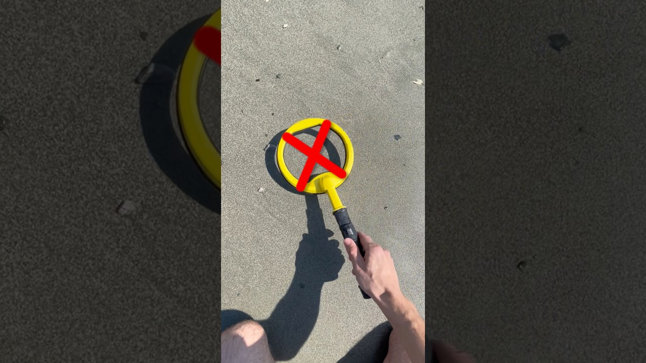 Incredible find on the beach while searching with a metal detector!