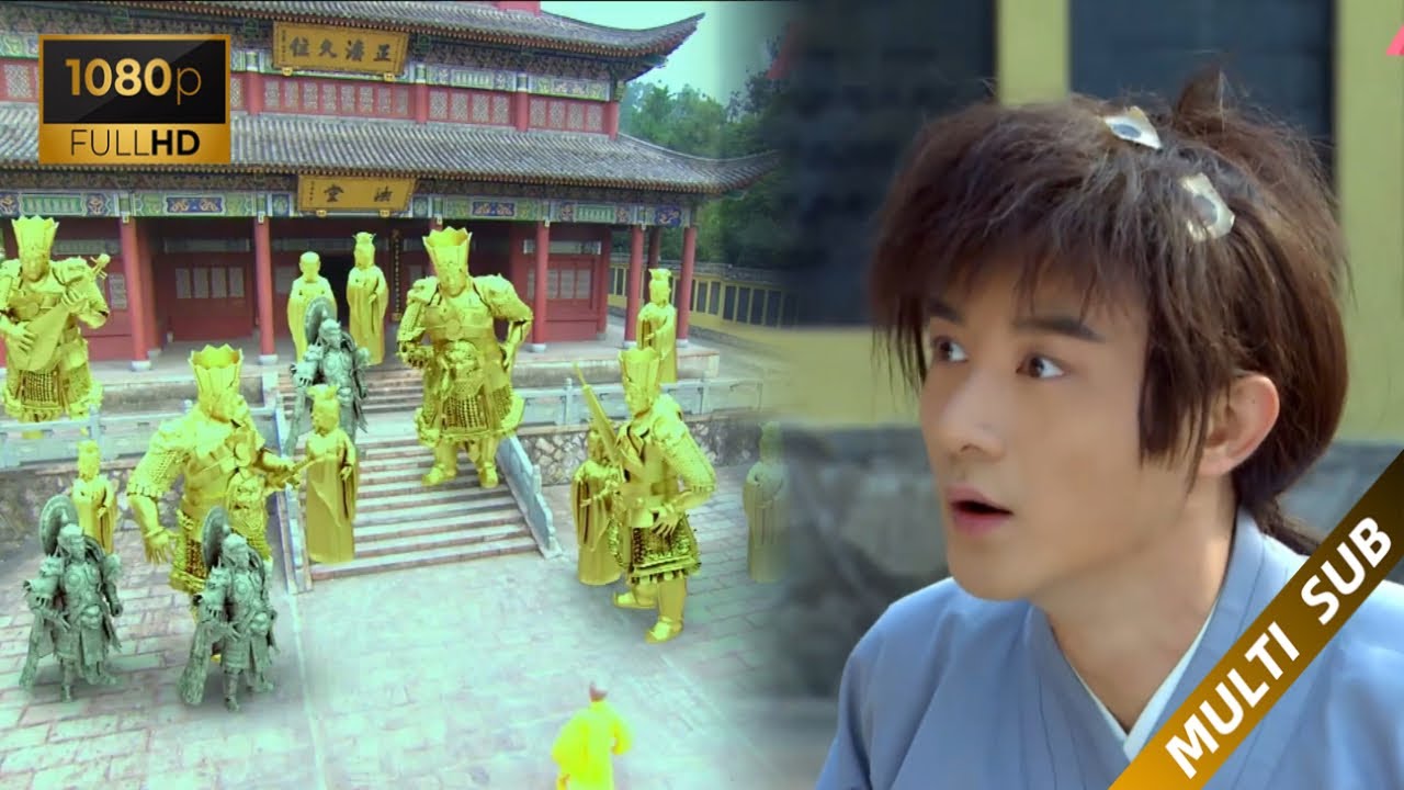 【Movie】小夥天生神力,隨口一句話便能移動十噸重的佛像，一箭射出萬里之外！！#chinesedrama #海陆  #中国电视剧