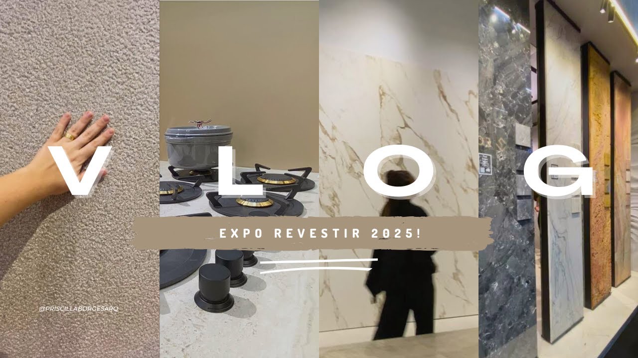 Vlog&atilde;o expo revestir 2025! #vlog #exporevestir #2025 #arquitetura #decora&ccedil;&atilde;o #constru&ccedil;&atilde;o #acabamento