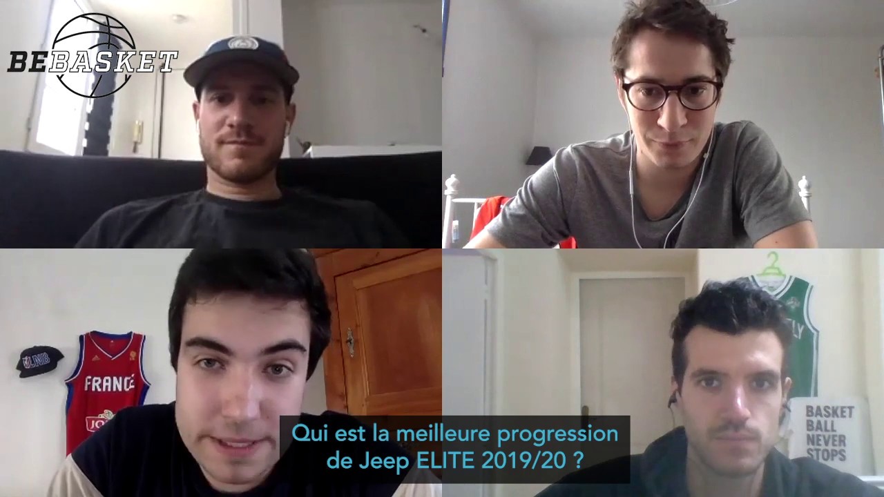 Troph&eacute;es BeBasket LNB 2019/20 : qui est la meilleure progression de Jeep ELITE ?