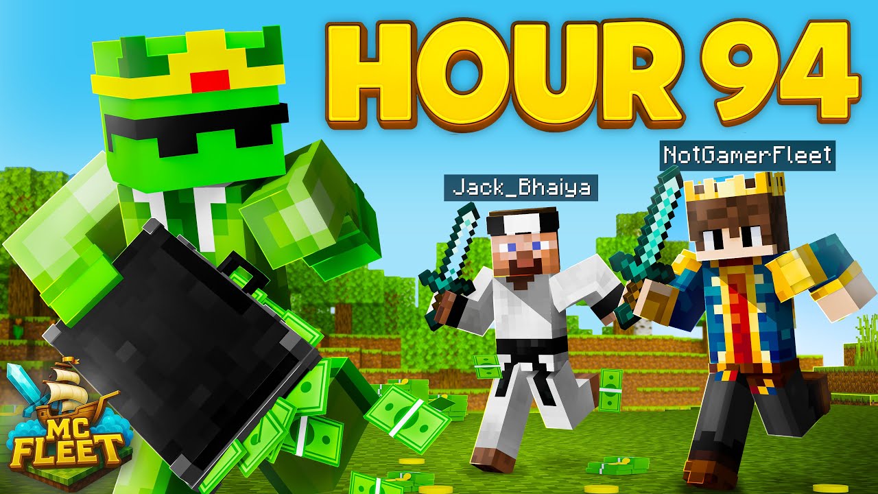 I Spent 100 Hours Inside GamerFleet's Minecraft Server!