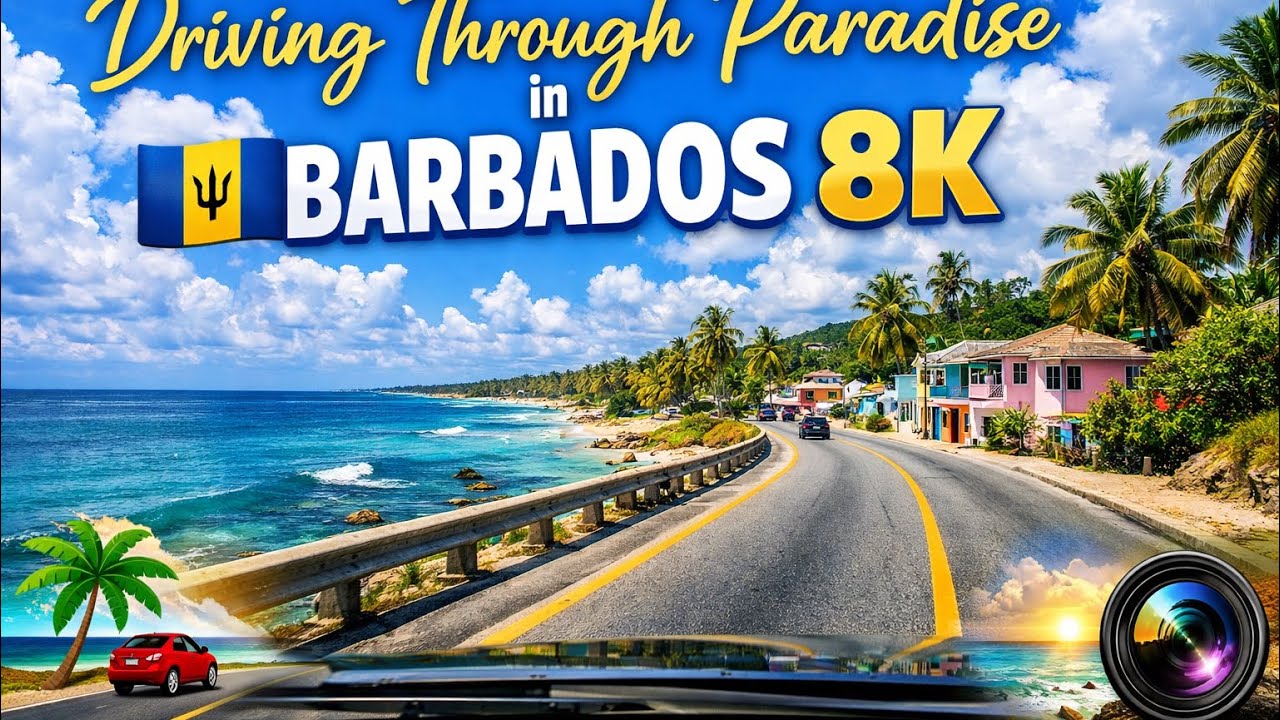 Driving Through Paradise 🇧🇧 | Barbados in Stunning 8K – The Caribbean Like You’ve Never Seen It!