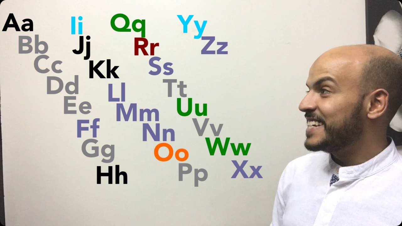 حروف اللغة الإنجليزية