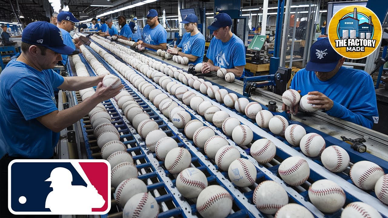 How MLB Baseball are Made in the Factory || The Factory Made