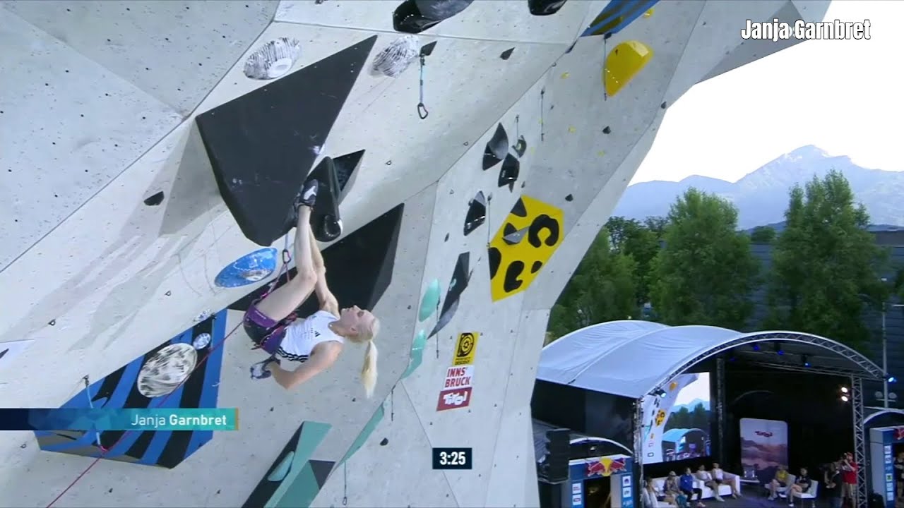 Escalade Coupe du monde 2025 Innsbruck (Difficulté dames) - Janja Garnbret